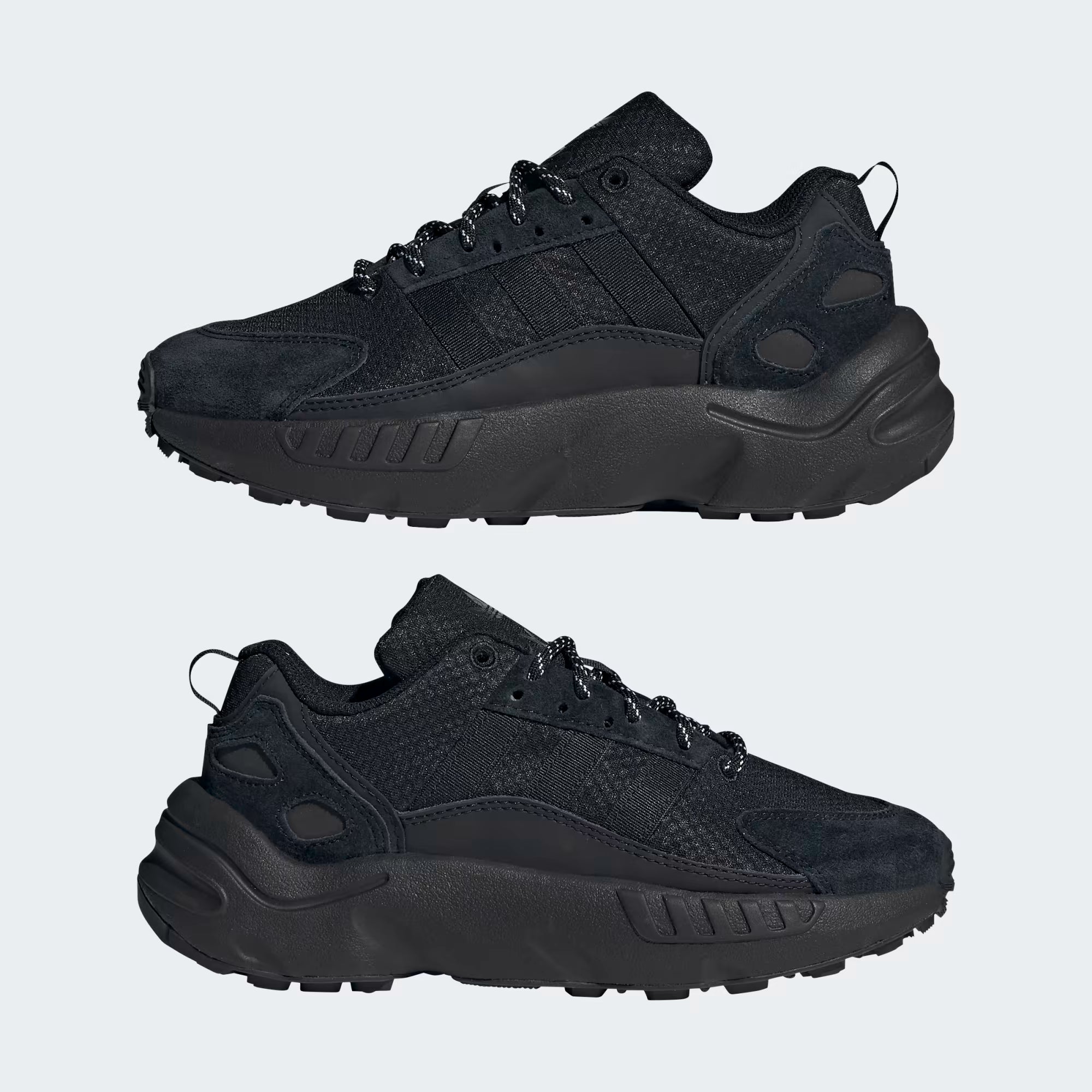 Adidas ZX 22 Boost Trainers Black Unisex Sneakers Size UK 5.5 EU 38.5