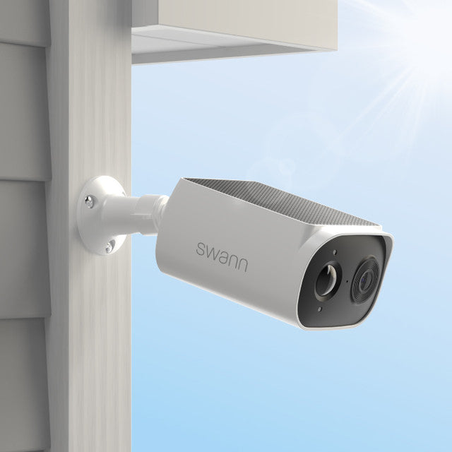 2K Solar Security Camera Wireless Night Vision 16GB MicroSD Swann EVO Outdoor Cam