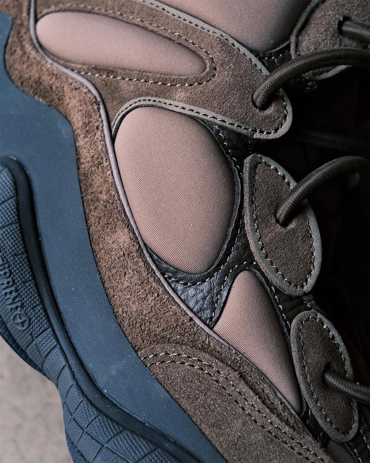 Adidas Yeezy 500 High Taupe Black for Men, Suede/Leather UK 9 / EU 43.5