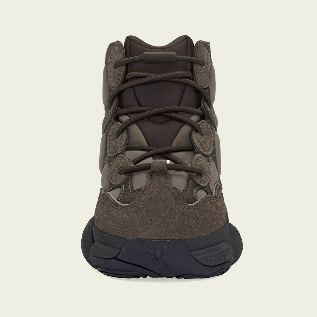 Adidas Yeezy 500 High Taupe Black for Men, Suede/Leather UK 9 / EU 43.5
