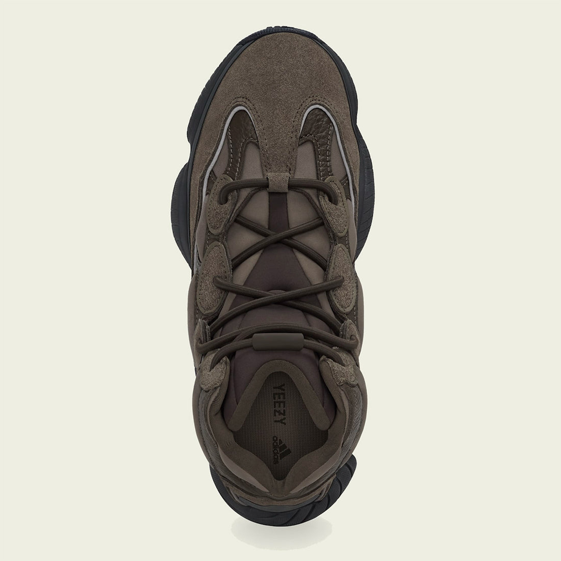 Adidas Yeezy 500 High Taupe Black for Men, Suede/Leather UK 9 / EU 43.5