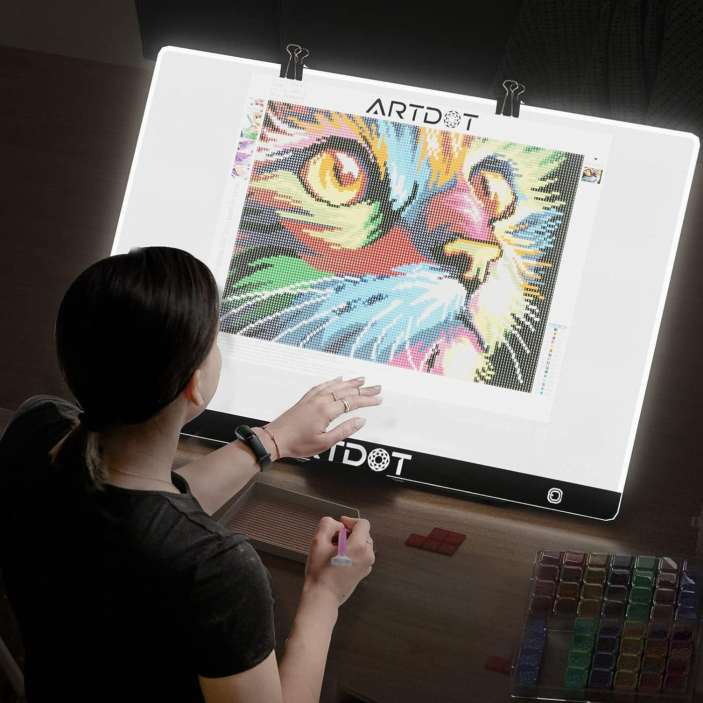 ARTDOT A2 LED Light Pad for Diamond Painting 40x60cm USB Powered Light - Massive Discounts
