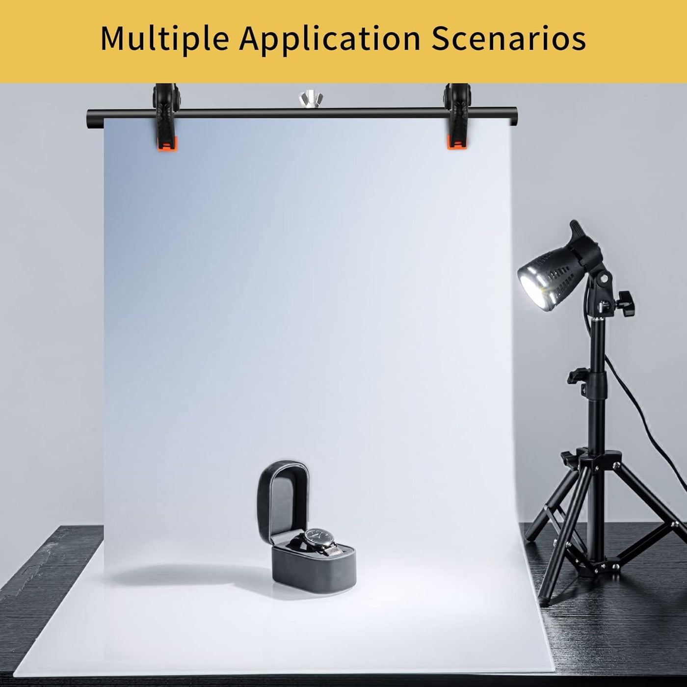 Backdrop Stand 80x80-200cm Retractable Support for Background Photo - Massive Discounts