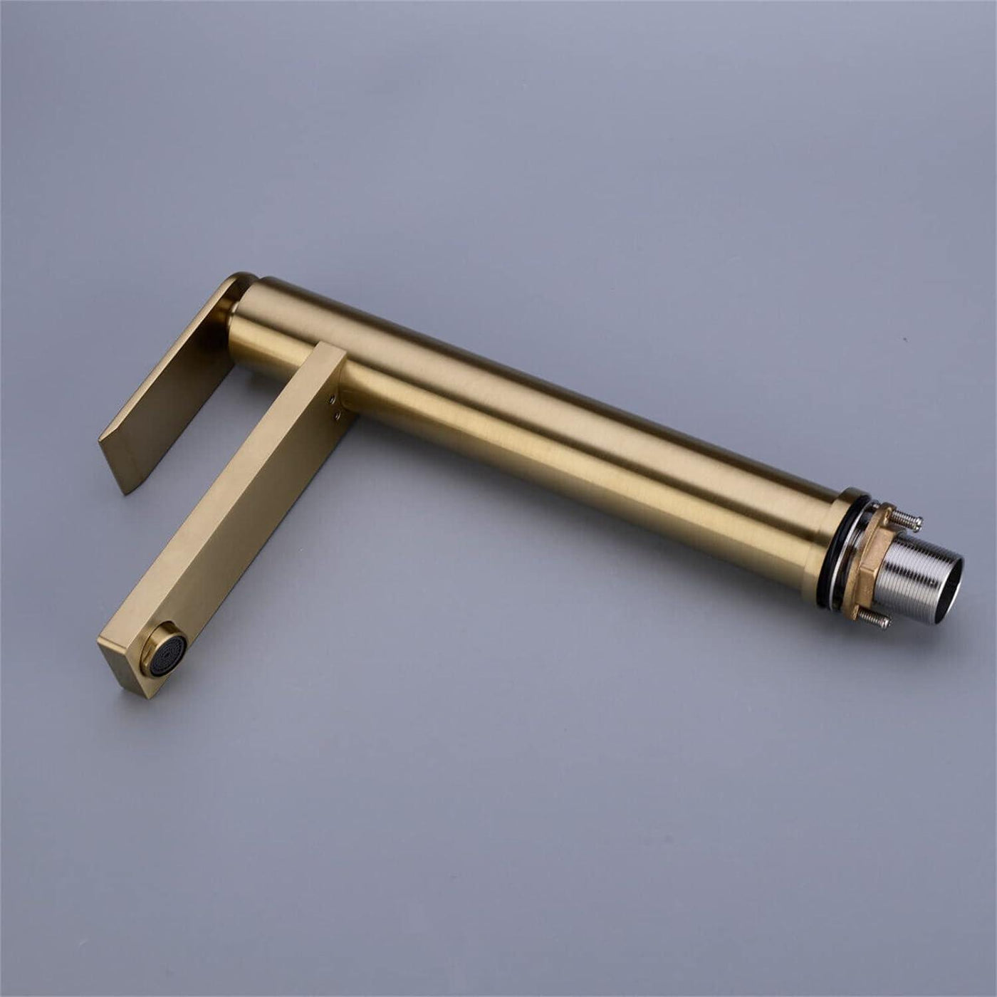 Bathroom Basin Tap Copper Mixing Faucet Single Lever Gold Anti-Rust - Massive Discounts