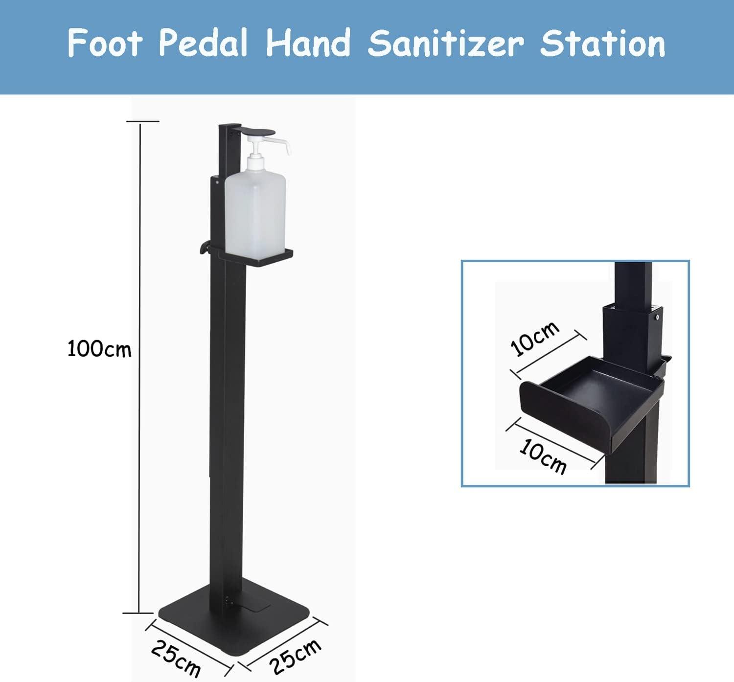 bimiti Free Standing Hand Sanitizer Dispenser 100cm Foot Operated Touch Free - Massive Discounts