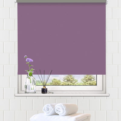 Blackout Roller Blind 104x183cm Thermal Waterproof Bathroom Window Blind