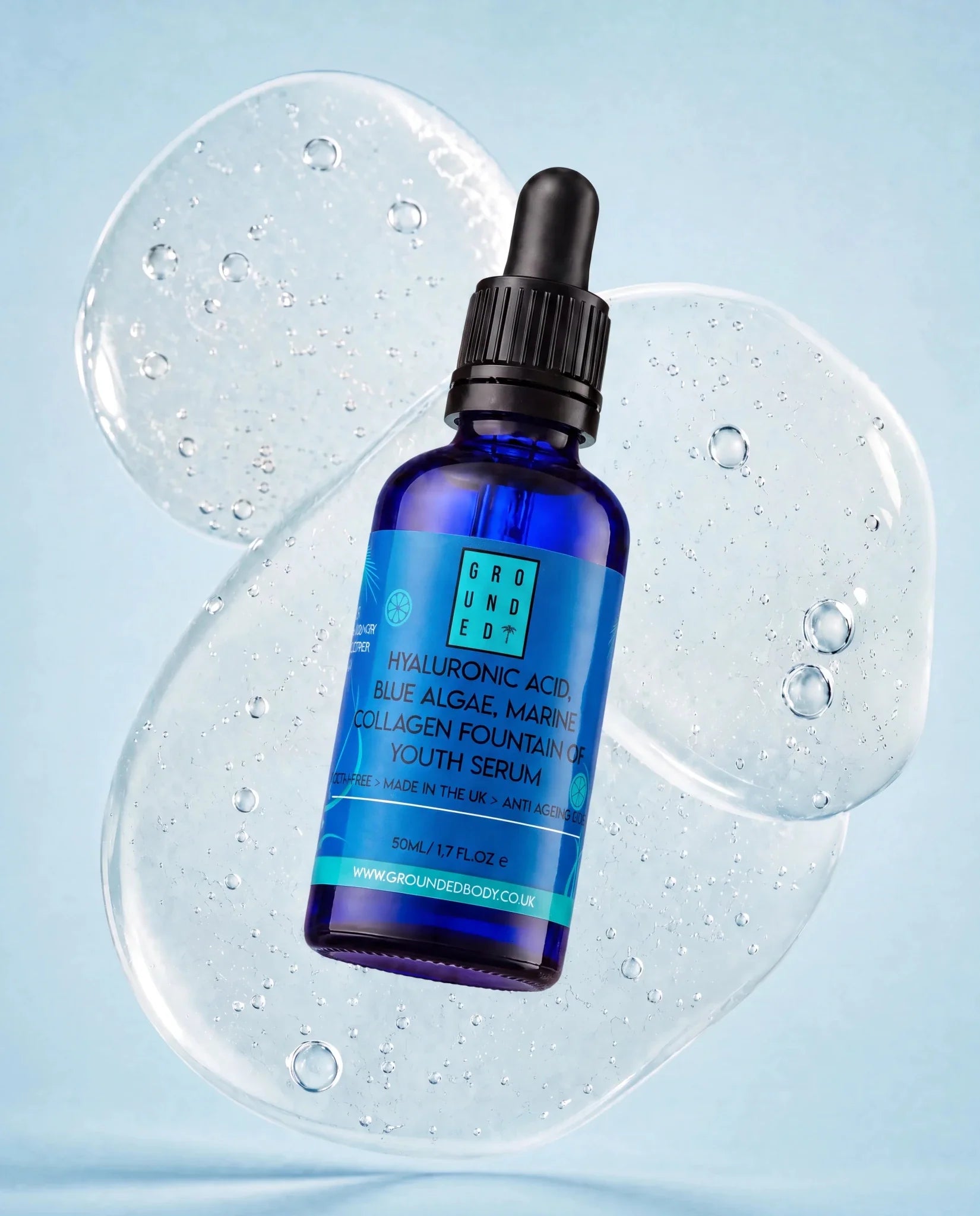 Hyaluronic Acid Serum Blue Algae Collagen Hydrating Face 50ml
