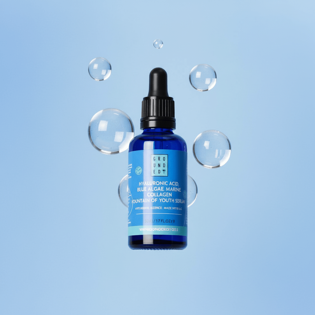 Hyaluronic Acid Serum Blue Algae Collagen Hydrating Face 50ml