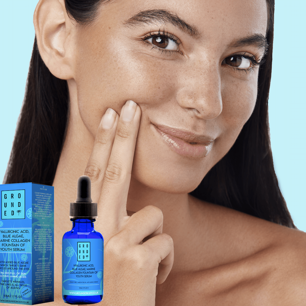 Hyaluronic Acid Serum Blue Algae Collagen Hydrating Face 50ml
