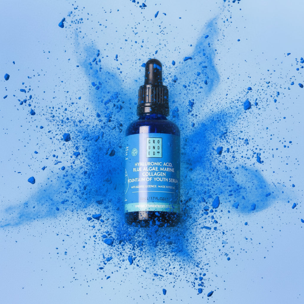 Hyaluronic Acid Serum Blue Algae Collagen Hydrating Face 50ml