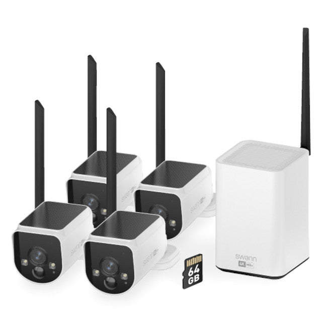 4K Solar Wireless Security System Long Range 250m Swann MaxRanger4K Outdoor CCTV