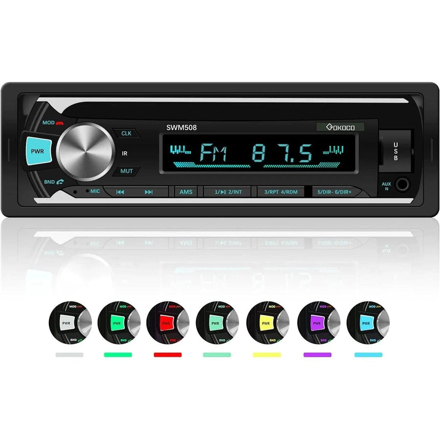 Car Radio Stereo Bluetooth Hands-Free with USB/TF/AUX Remote - Massive Discounts