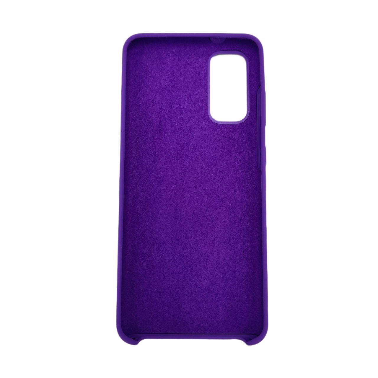 Case for Samsung S20, Silicone Gel Rubber Shock-Absorption Purple - Massive Discounts