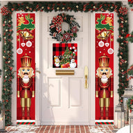 Christmas Door Decoration Nutcracker Soldier 180X30cm Christmas Porch - Massive Discounts