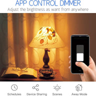 CNBINGO Smart Dimmer Switch for LED, Work with Alexa with Glass Panel - Massive Discounts