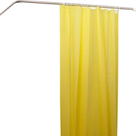 Curved Corner Shower Curtain Rod Wall Mounted L-Shaped For Bathroom - Massive Discounts