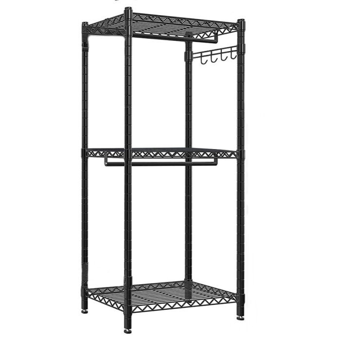 FTEYUET Heavy Duty Clothes Rail – Freestanding Metal Garment Rack, 194x44x76 cm - Massive Discounts