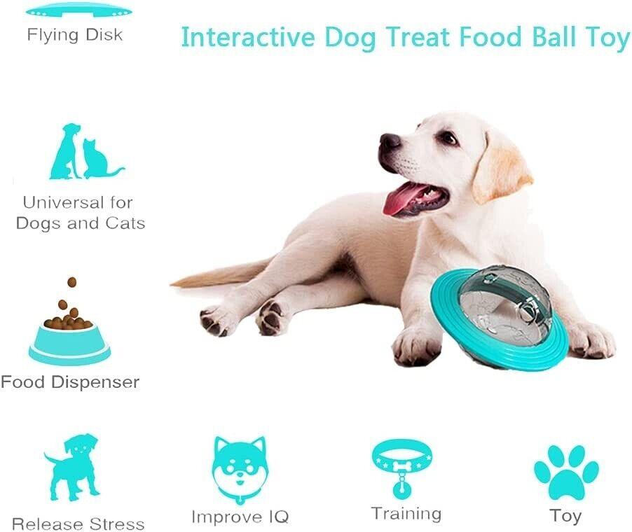 Dog & Cat Food Toys Leaking Dispenser Flying Balls - Massive Discounts