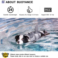 Dog Life Jacket Floatation, Pet Life Vest Shark Costume Size L - Massive Discounts
