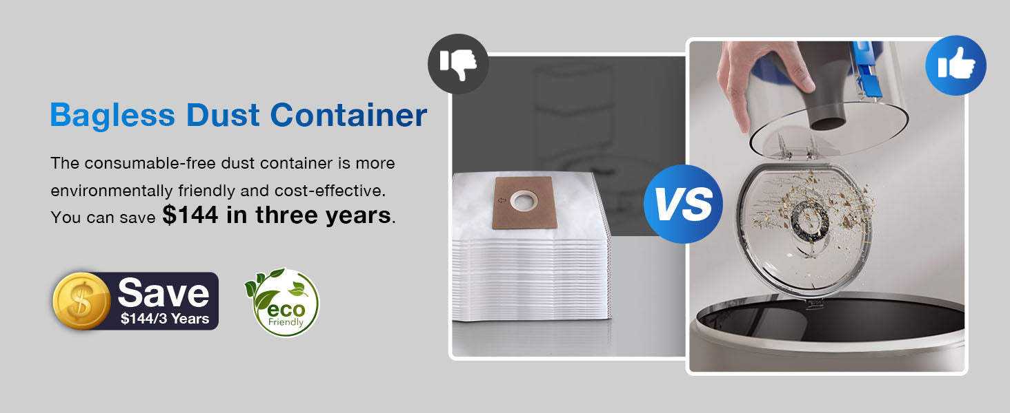 Robot Vacuum Cleaner Mop 8000Pa Self Empty Station ECOVACS DEBOT N20 PLUS