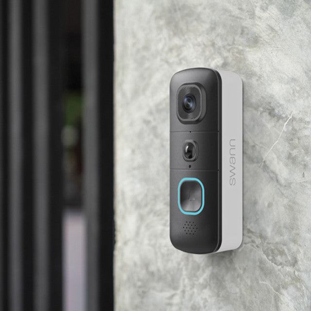 Wireless Video Doorbell 1.7MP 2 Way Audio Night Vision Chime Swann Evo Smart