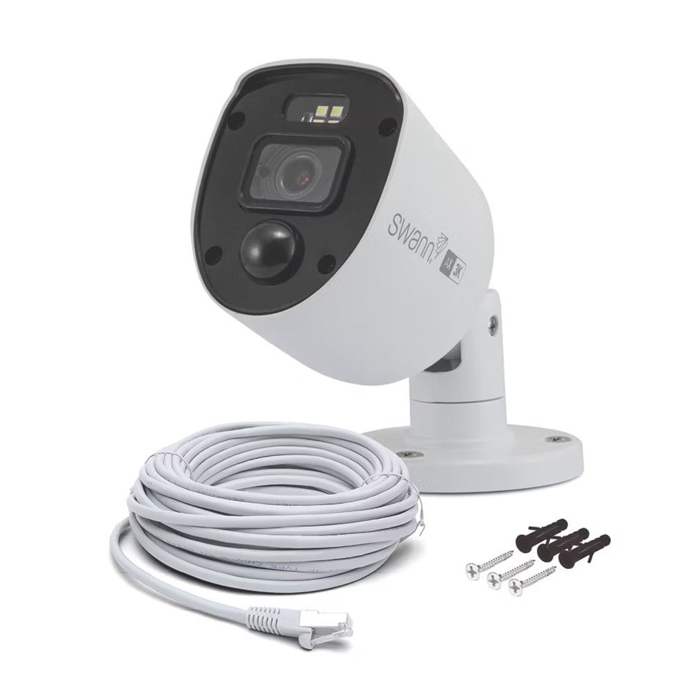 5MP PoE CCTV Bullet Camera Add On Night Vision Audio Swann AdvancedX Security Cam