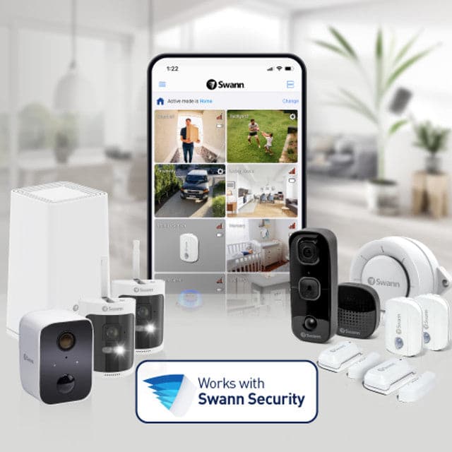 4K Wireless Add On Security Camera Night Vision AllSecure4K Swann Extra White Cam