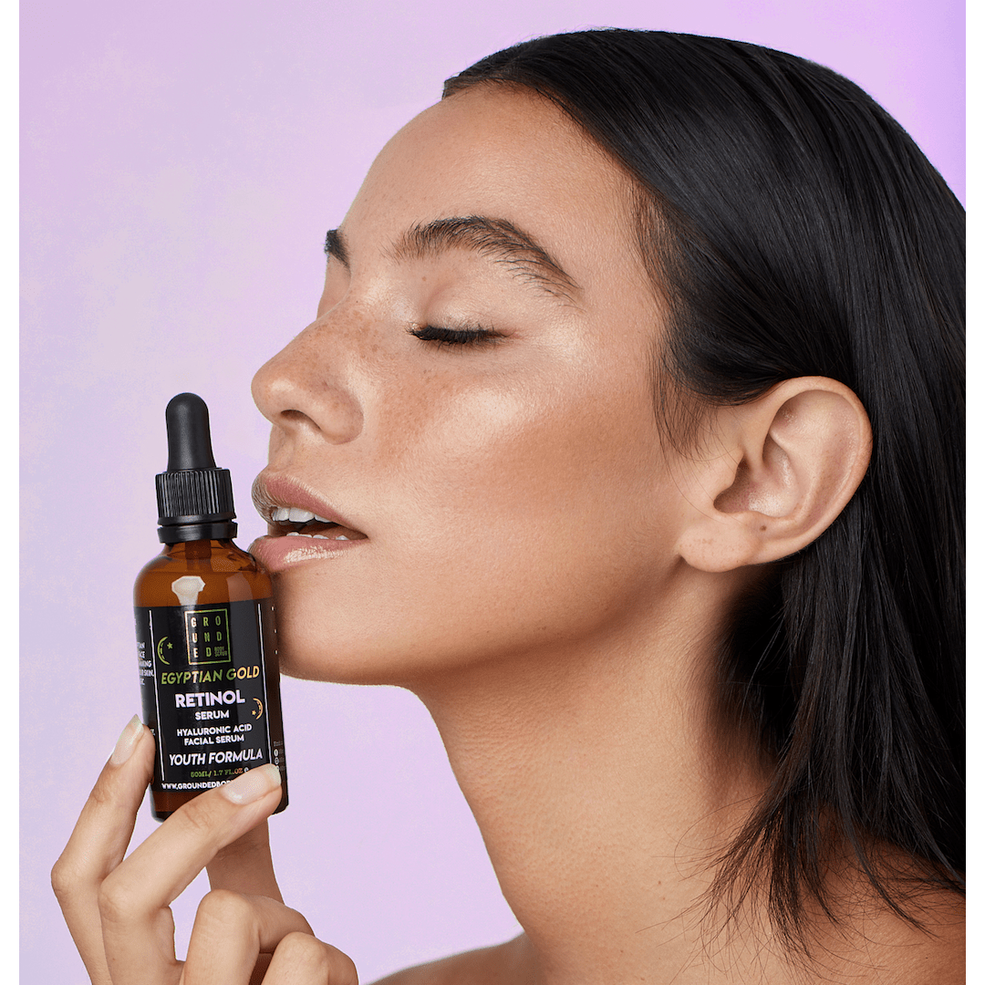 Egyptian Gold Retinol Face Serum - Anti ageing skincare 2 sizes Available