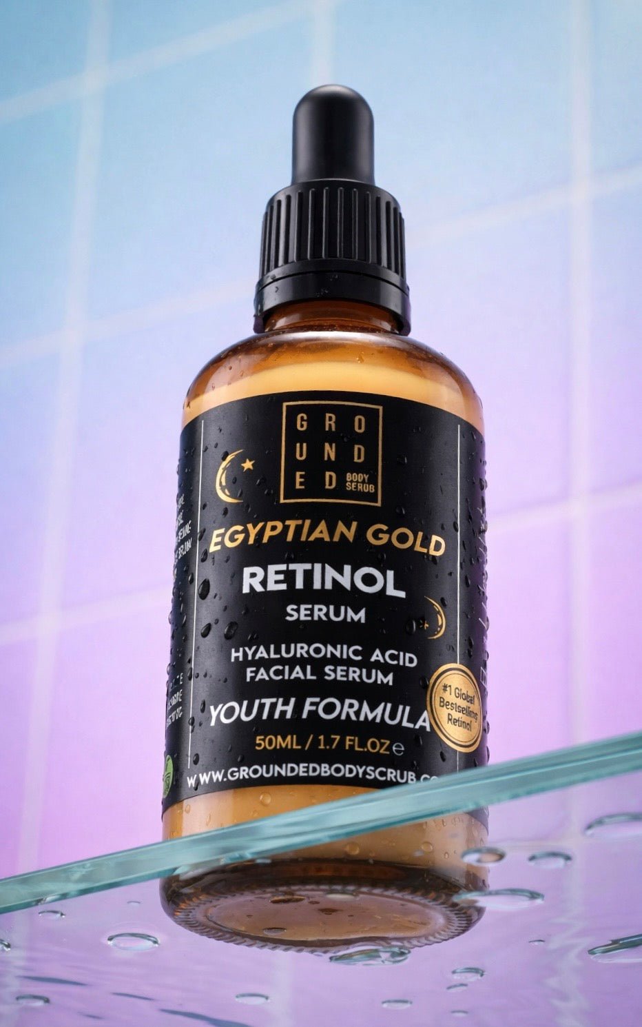 Egyptian Gold Retinol Face Serum - Anti ageing skincare 2 sizes Available