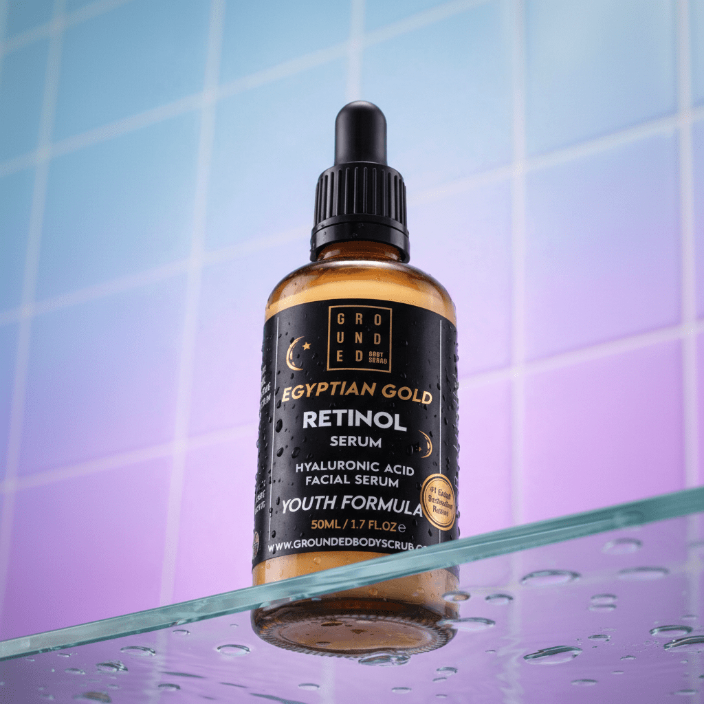 Egyptian Gold Retinol Face Serum - Anti ageing skincare 2 sizes Available