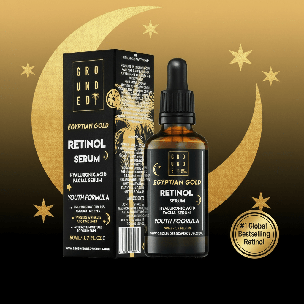 Egyptian Gold Retinol Face Serum - Anti ageing skincare 2 sizes Available