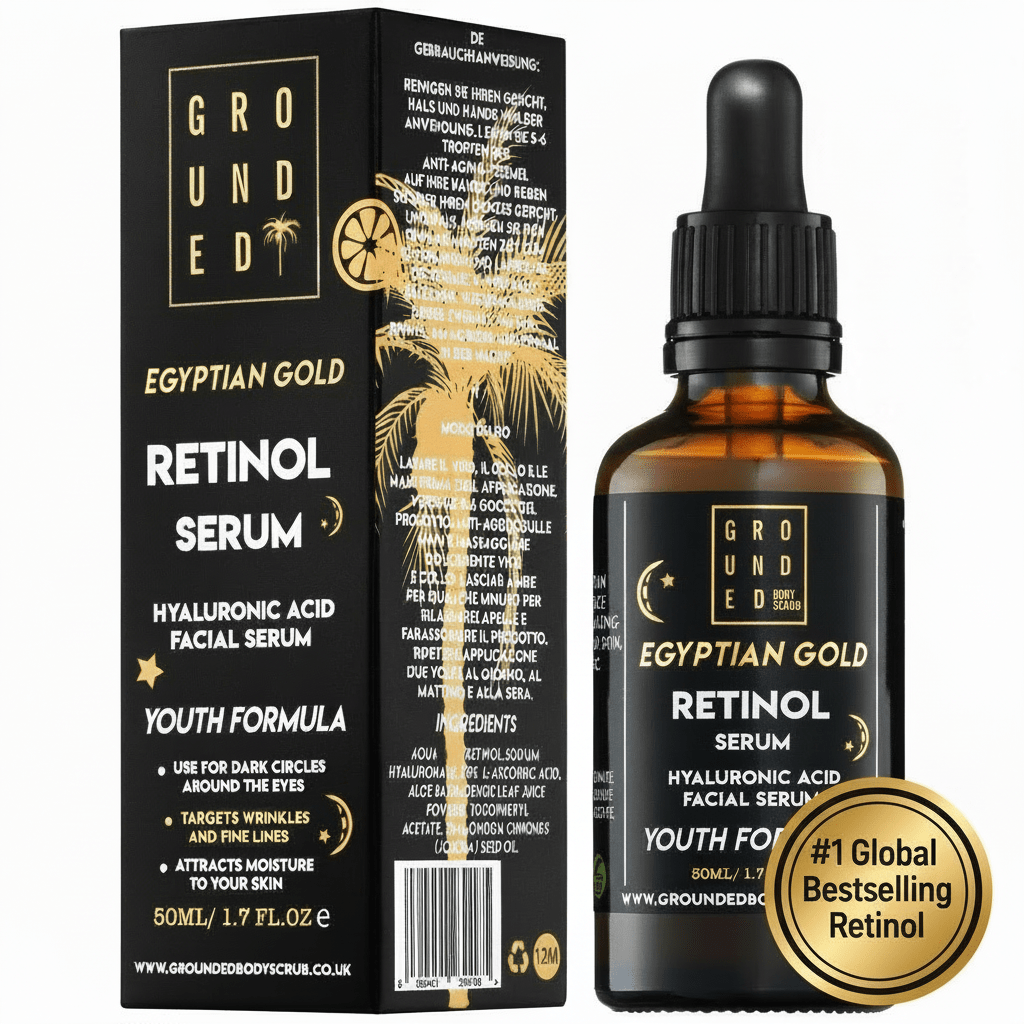 Egyptian Gold Retinol Face Serum - Anti ageing skincare 2 sizes Available