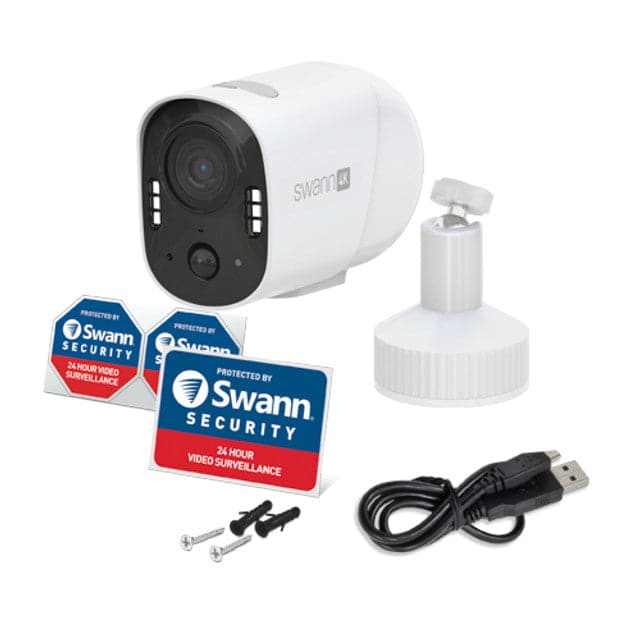 4K Wireless Security Camera Night Vision 32GB MicroSD Swann Xtreem4K Outdoor Cam