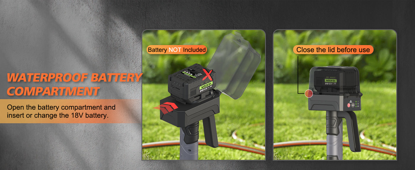 Cordless Water Transfer Pump Brushless Portable Submersible VEATON