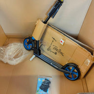 Folding 2 Wheel Scooter for Adults Teens, 200mm Big Wheels Blue - Massive Discounts