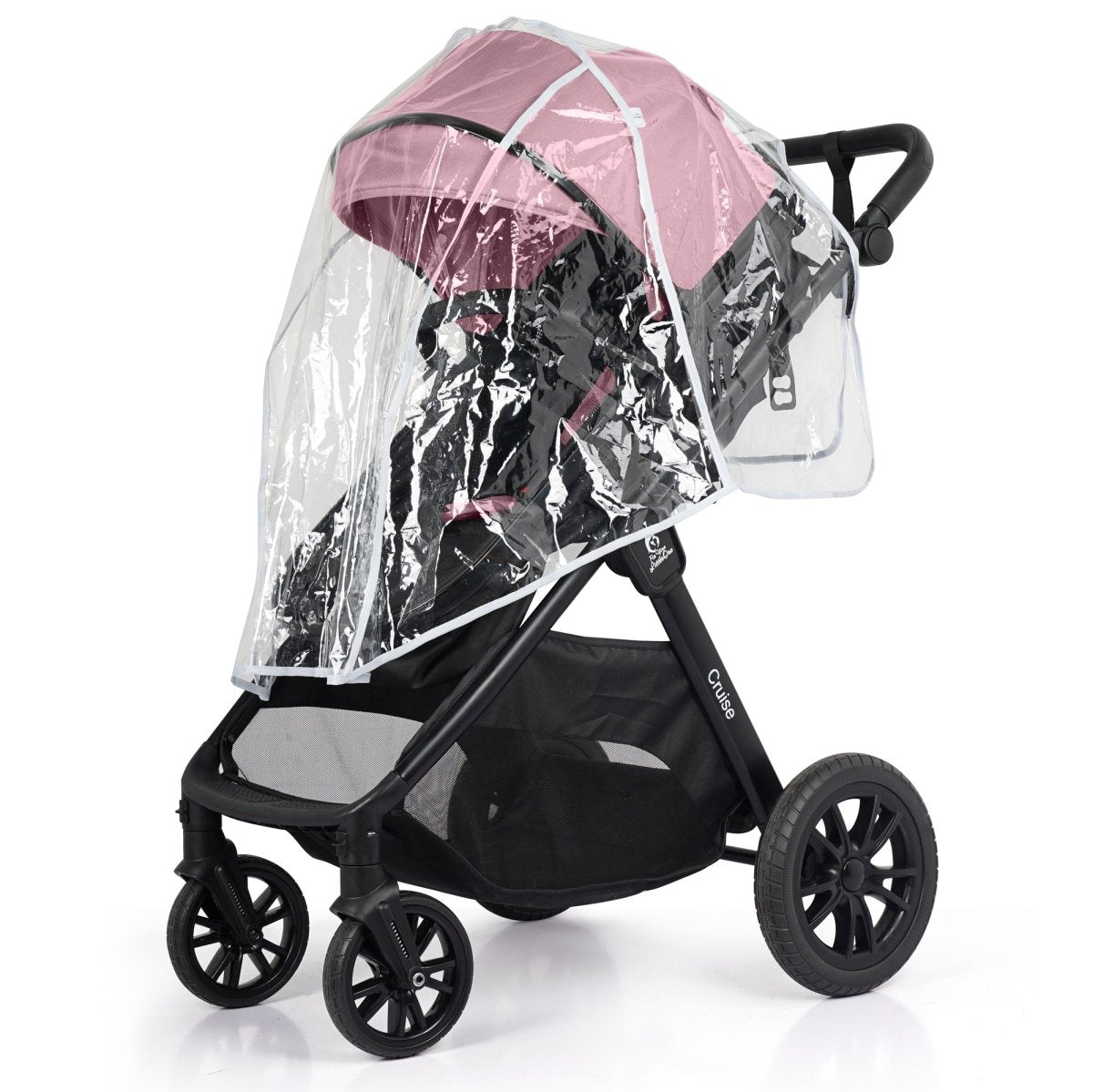 3 in 1 Travel System Baby Stroller with Car Seat Blush Rose Foryourlittleone