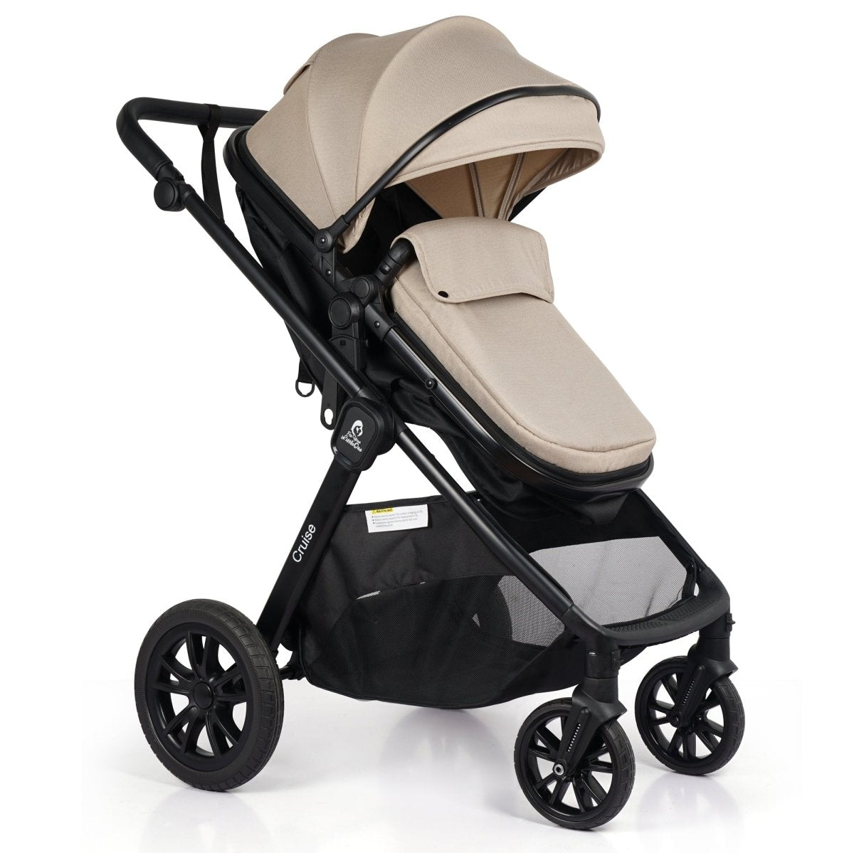 3 in 1 Travel System Baby Stroller with Car Seat Dune Beige Foryourlittleone