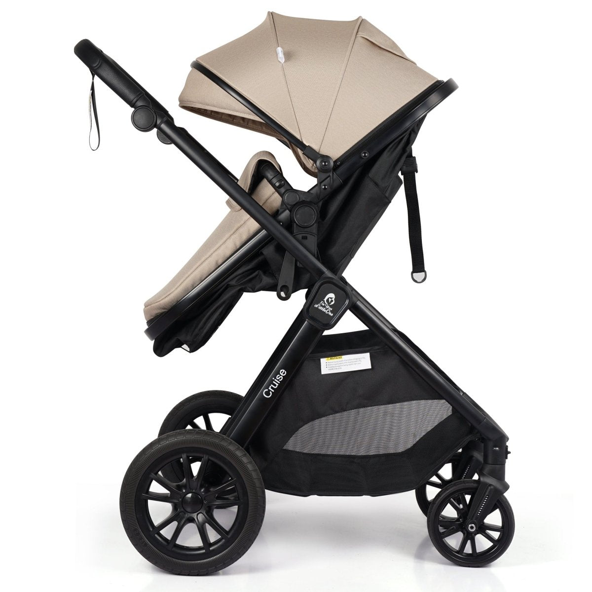 3 in 1 Travel System Baby Stroller with Car Seat Dune Beige Foryourlittleone