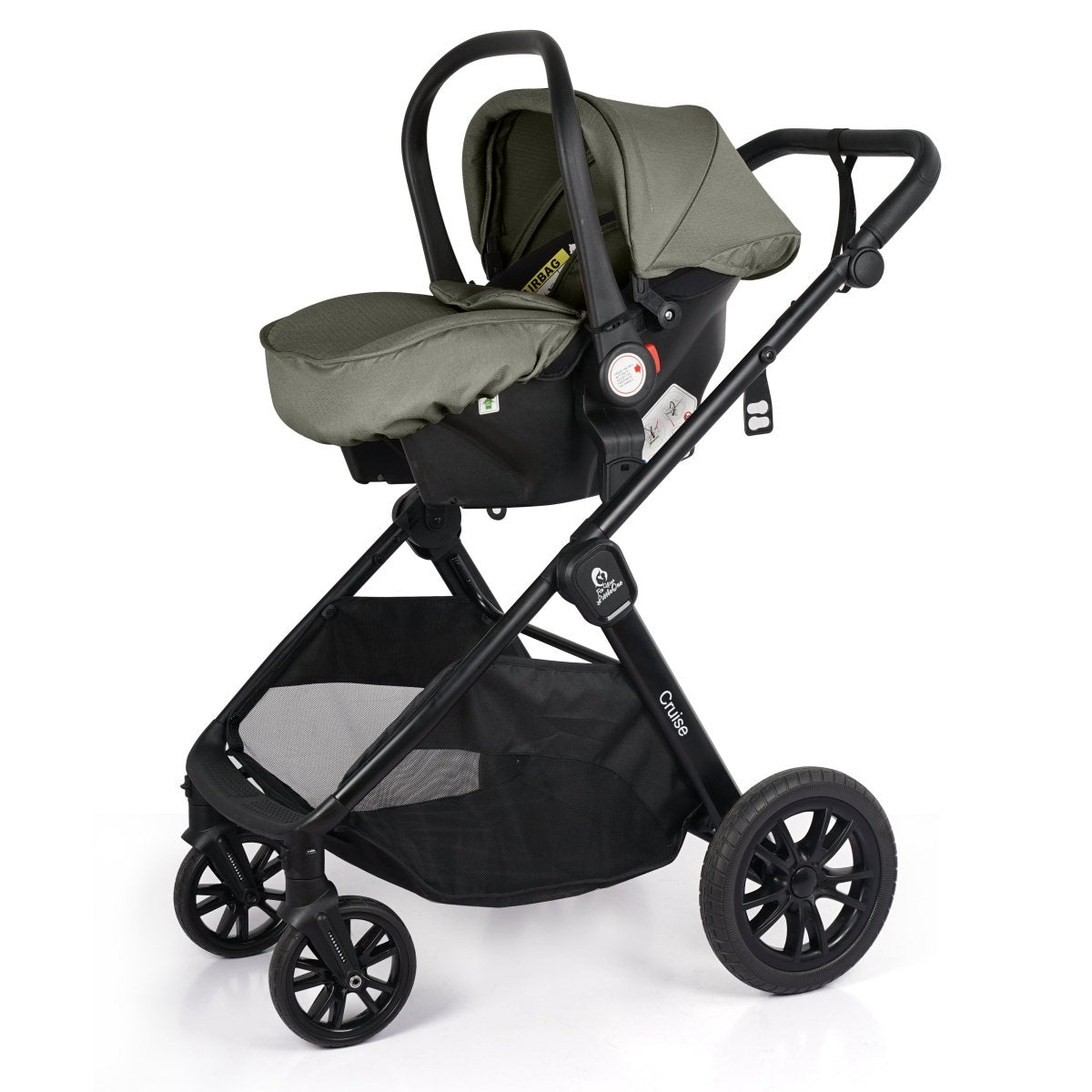 3 in 1 Travel System with Car Seat Pebble Sage Foryourlittleone
