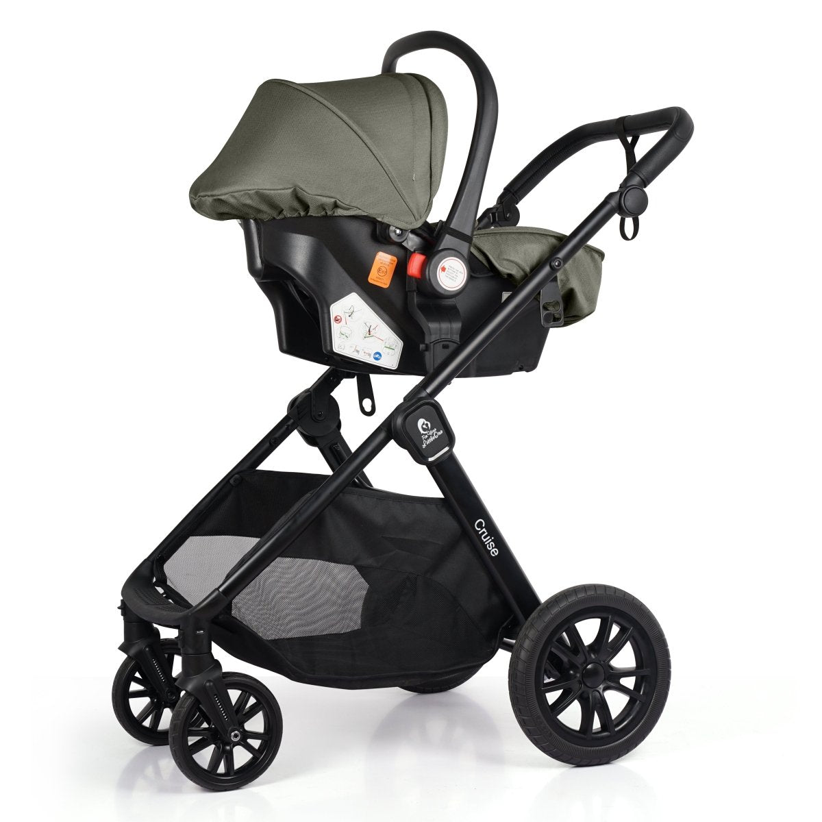 3 in 1 Travel System with Car Seat Pebble Sage Foryourlittleone