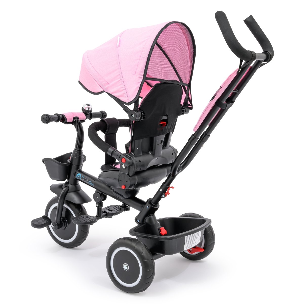 6 in 1 Kids Trike V3 Pink 9m to 5y Foldable Foryourlittleone