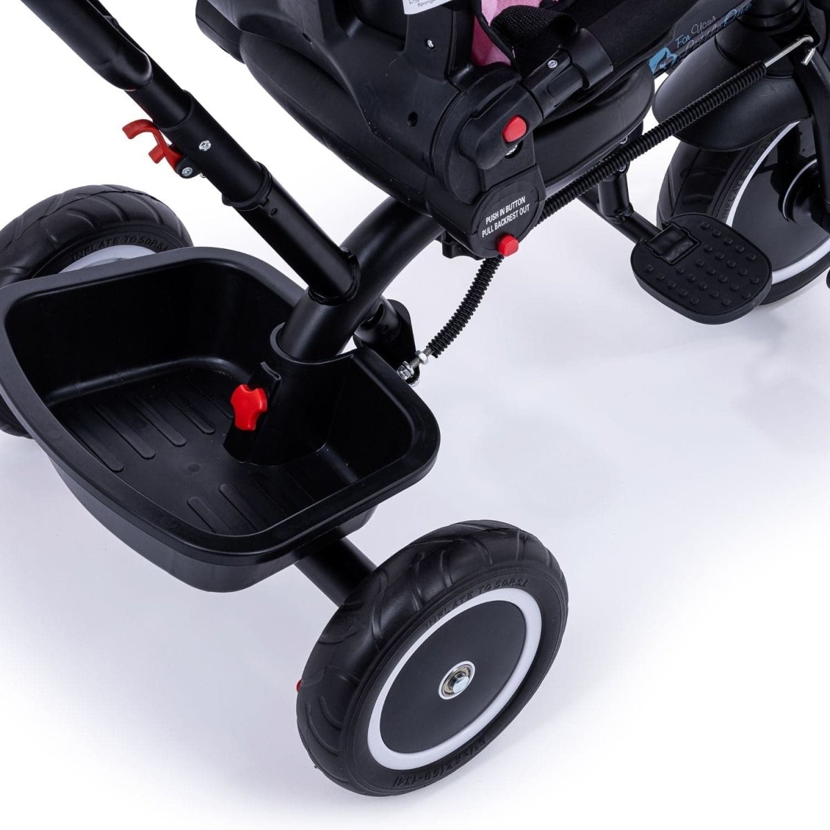 6 in 1 Kids Trike V3 Pink 9m to 5y Foldable Foryourlittleone