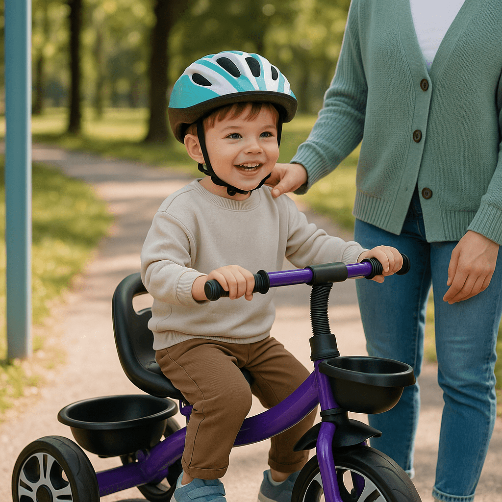 Kids Trike Toddler Tricycle Purple 18m to 6y Foryourlittleone