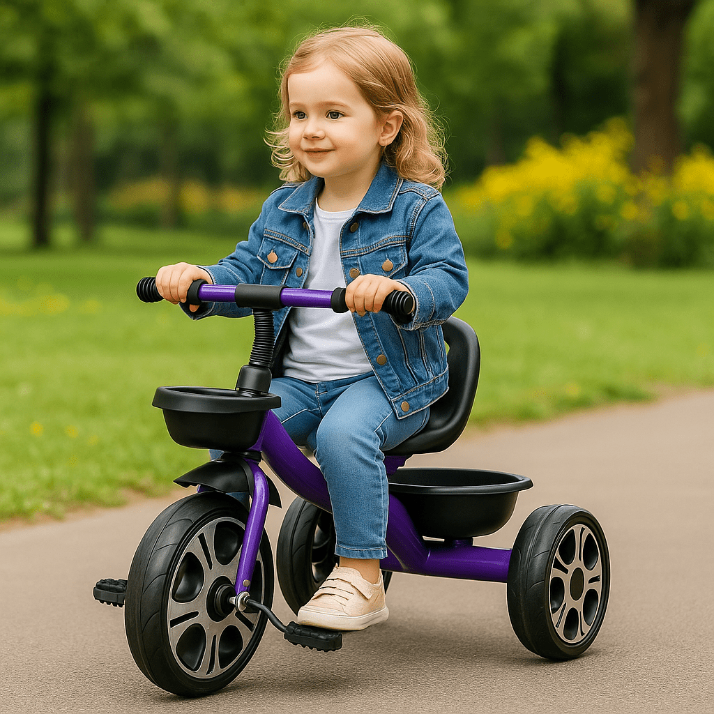 Kids Trike Toddler Tricycle Purple 18m to 6y Foryourlittleone
