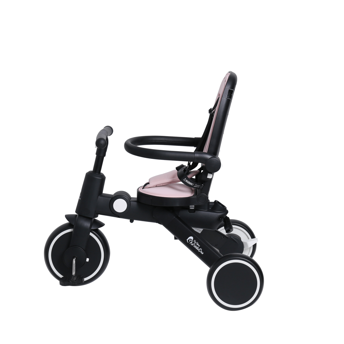 Foldable Trike 6 in 1 Kids Tricycle 10m to 4y Pastel Pink Foryourlittleone