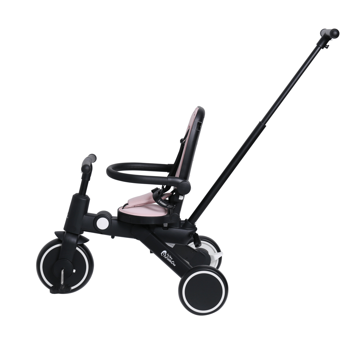 Foldable Trike 6 in 1 Kids Tricycle 10m to 4y Pastel Pink Foryourlittleone