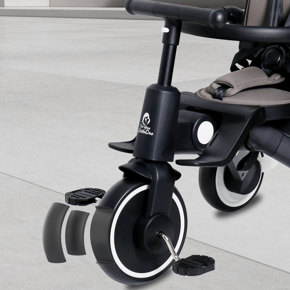 Foldable Trike 6 in 1 Kids Tricycle 10m to 4y Pastel Pink Foryourlittleone