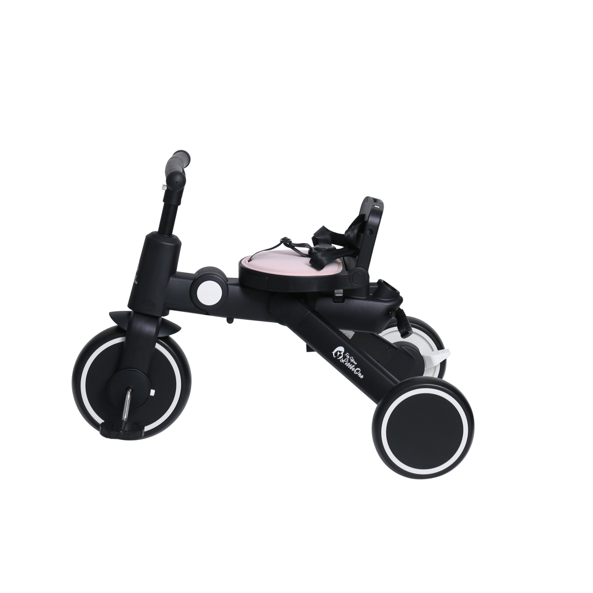 Foldable Trike 6 in 1 Kids Tricycle 10m to 4y Pastel Pink Foryourlittleone