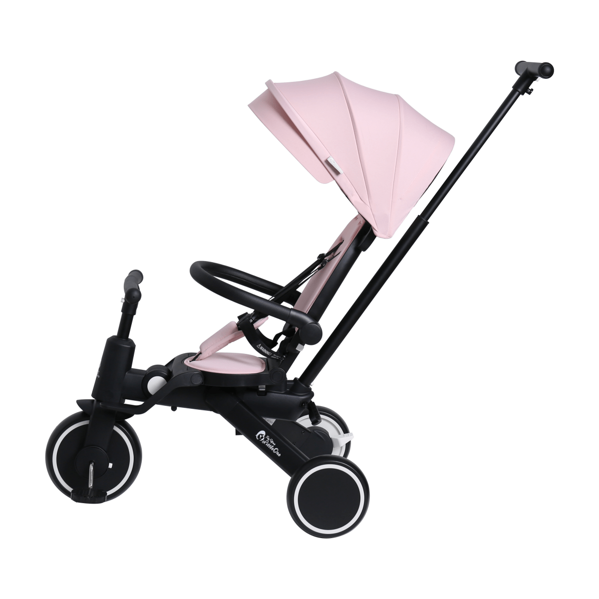 Foldable Trike 6 in 1 Kids Tricycle 10m to 4y Pastel Pink Foryourlittleone