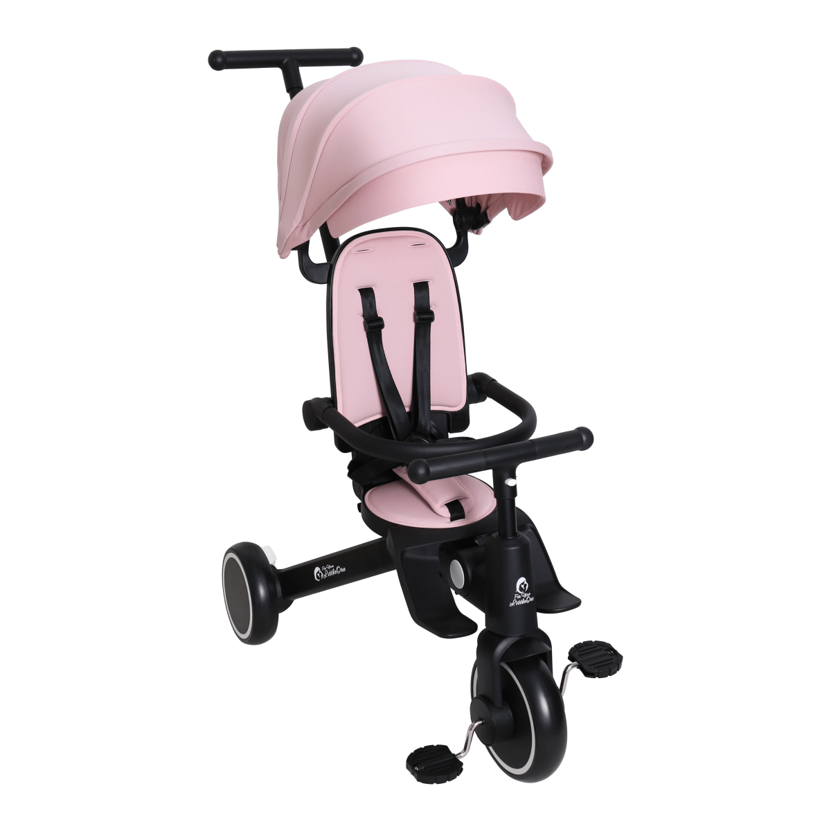 Foldable Trike 6 in 1 Kids Tricycle 10m to 4y Pastel Pink Foryourlittleone